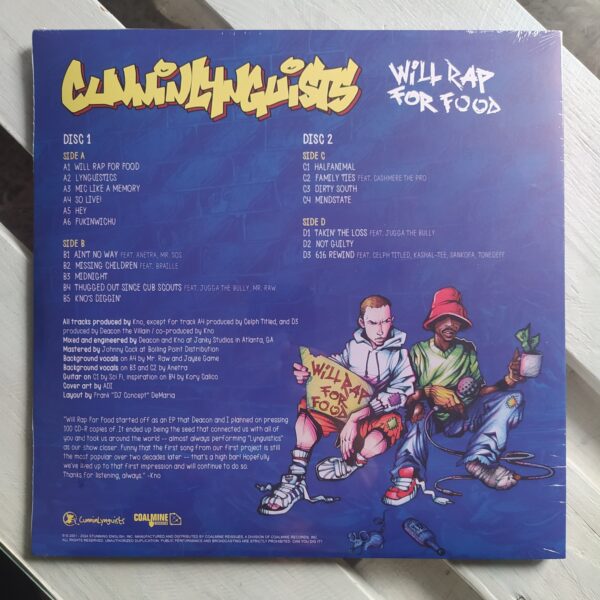Cunninlynguists- Will Rap For Food (2LP) – Bild 2