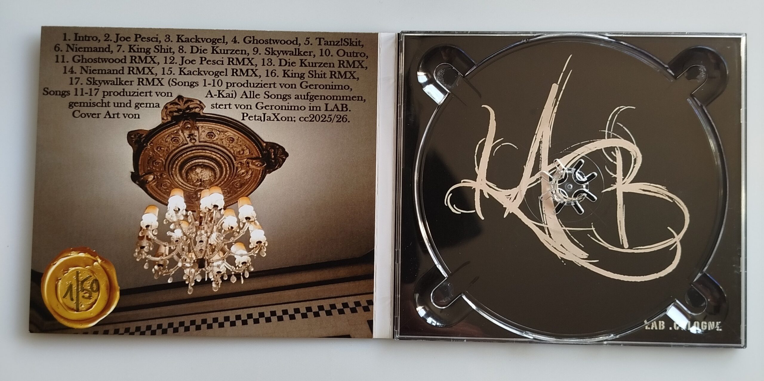 Geronimo - Joe Pesci + A-Kai Remixes (CD) Limited Edition / Handnummeriert – Bild 4