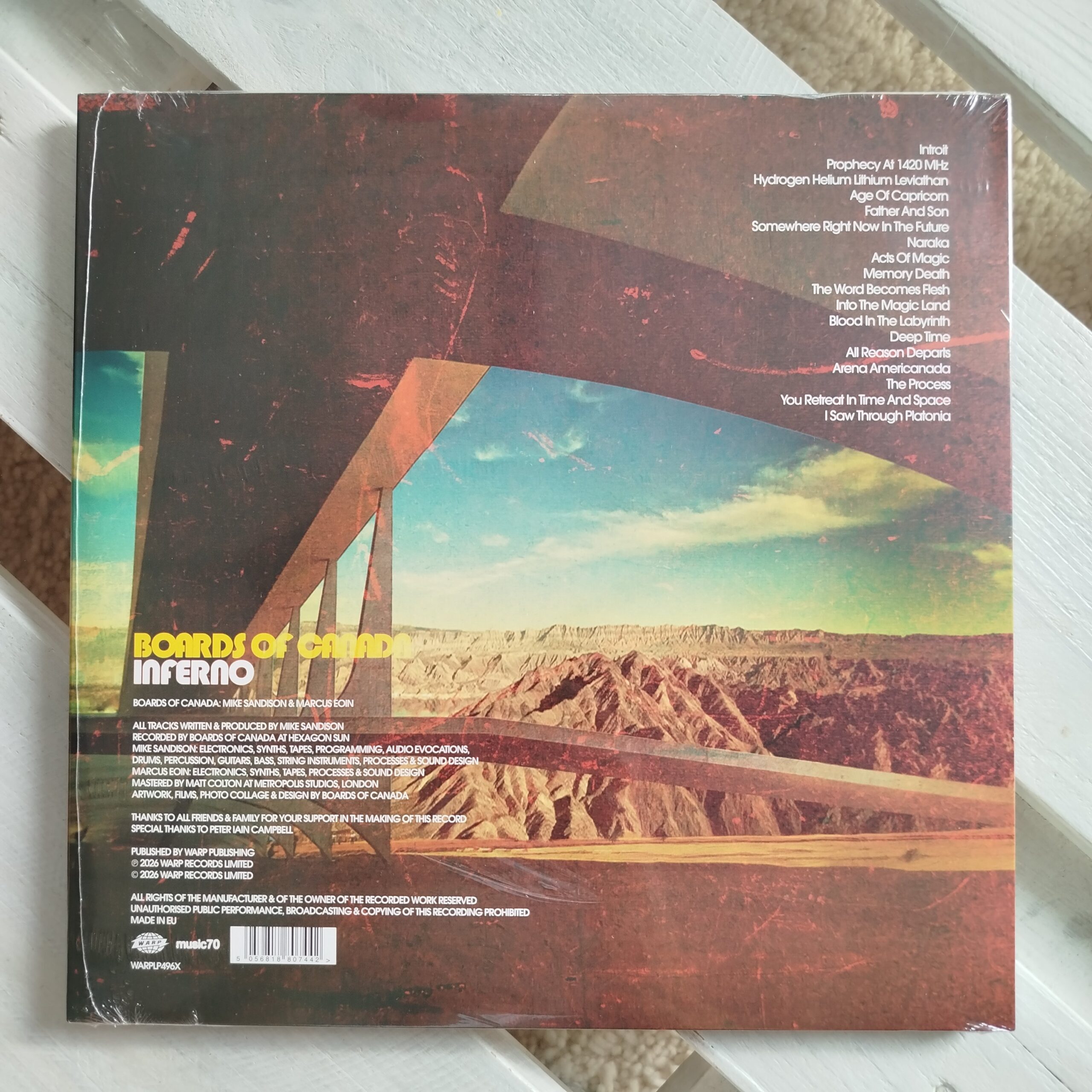 Boards Of Canada - Inferno (2LP+6") Limited Red Vinyl Edition – Bild 2