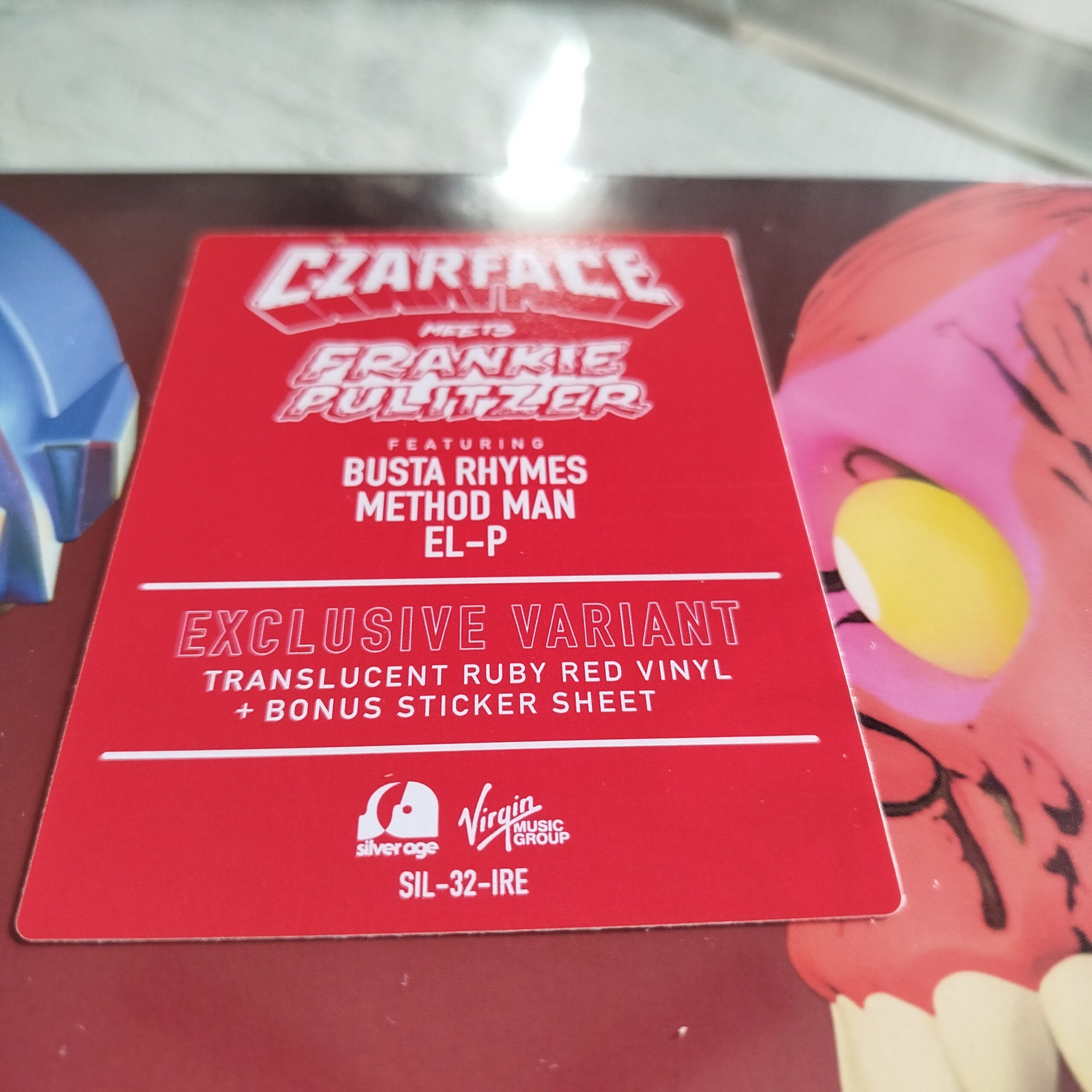Czarface - Czarface Meets Frankie Pulitzer Ruby Red Vinyl Edition – Bild 3