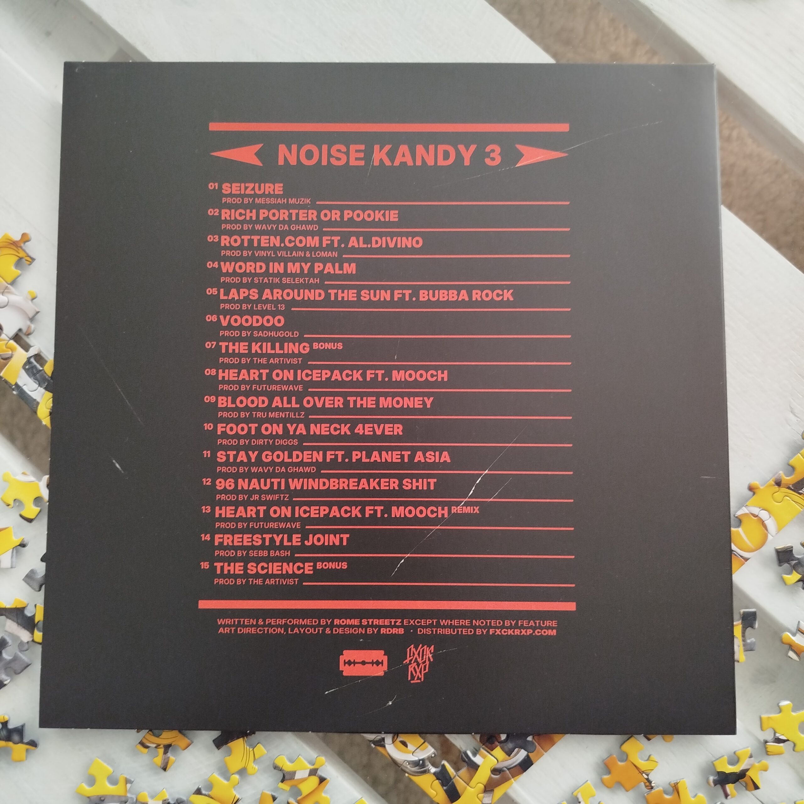 Rome Streetz - Noise Kandy 3 (LP) Red Vinyl Edition – Bild 2