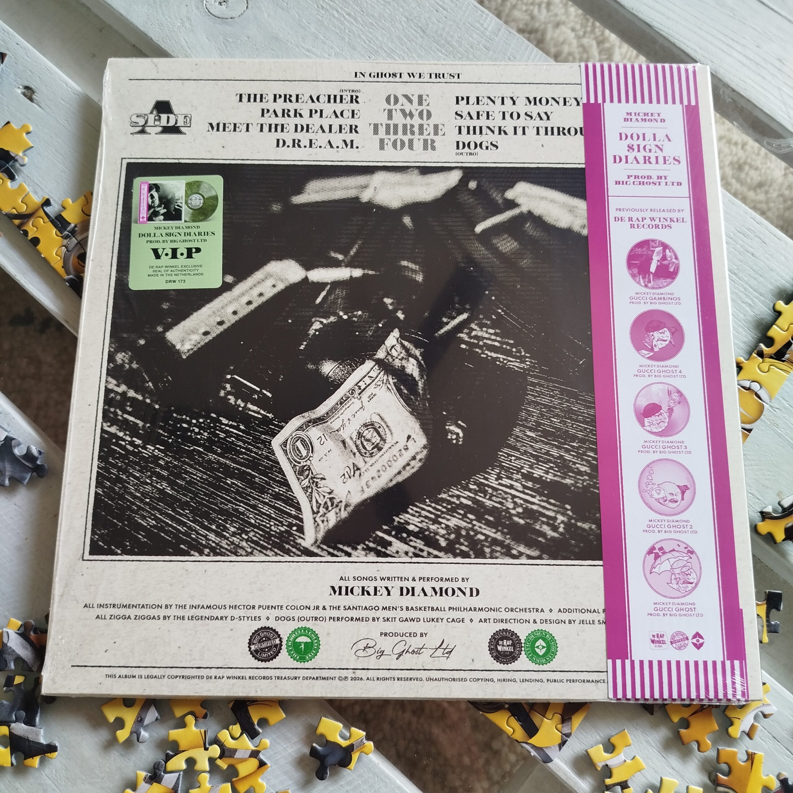 Mickey Diamond & Big Ghost Ltd. - Dolla $ign Diaries (LP) Limited Green Vinyl – Bild 2